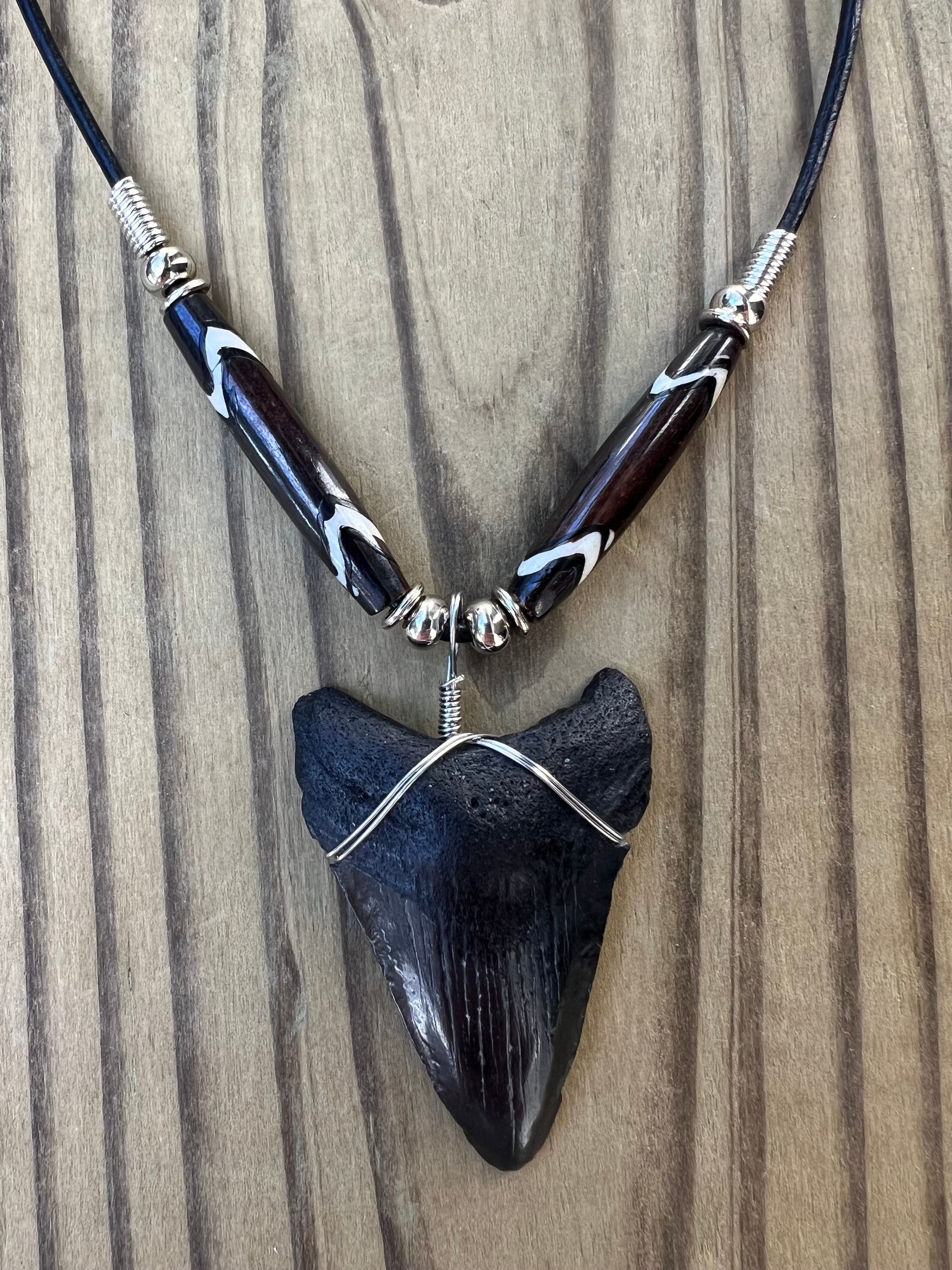 Shark Tooth Necklace Solid Gold By Aaria London | notonthehighstreet.com