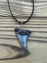 Load image into Gallery viewer, 1 5/8 Inch Fossil Mako Shark Tooth Necklace
