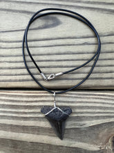 Load image into Gallery viewer, 1 9/16 Inch Fossilized Mako Shark Tooth Necklace
