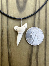 Load image into Gallery viewer, Plain Large White Shark Tooth Necklace
