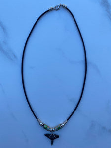 Shark Tooth Necklace Lizard Femo Beads